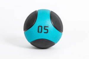 Медбол 5 кг, черный-синий LIVEPRO Solid Medicine Ball