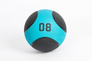 Медбол 8 кг, черный-синий LIVEPRO Solid Medicine Ball
