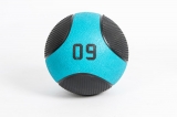 Медбол 9 кг, черный-синий LIVEPRO Solid Medicine Ball