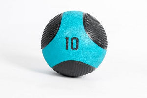 Медбол 10 кг, черный-синий LIVEPRO Solid Medicine Ball