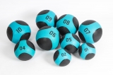 Медбол 5 кг, черный-синий LIVEPRO Solid Medicine Ball