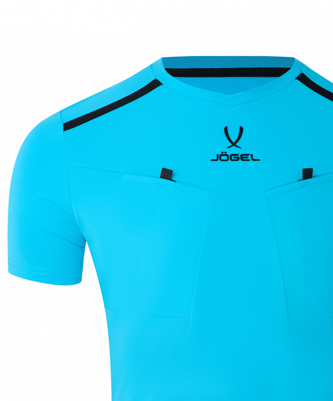 Футболка судейская DIVISION PerFormDRY Referee Tee, голубой, размер M, JÖGEL ЦБ-00004990