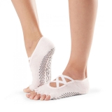 Нескользящие носки с полупальцами TOESOX Elle размер S, цвет нежно-розовый