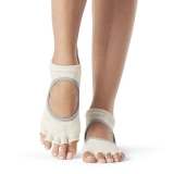 Нескользящие носки с полупальцами TOESOX Bellarina размер M, цвет Овсянка