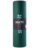 Коврик для йоги и фитнеса FM-301, NBR, 183x61x1.2 см, изумрудный, Starfit ЦБ-00001751