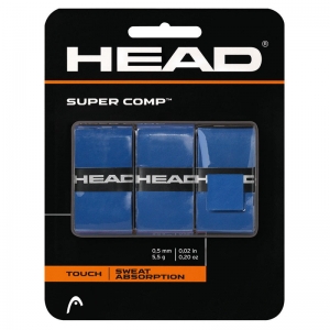 Овергрип Head Super Comp, 285088-BL, 0.5 мм, 3 штуки, синий