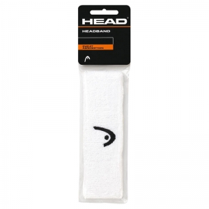 Повязка на голову HEAD 2 (БЕЛАЯ) арт.285080-WH, ширина 5 см, хлопок, нейлон, эластан, белая