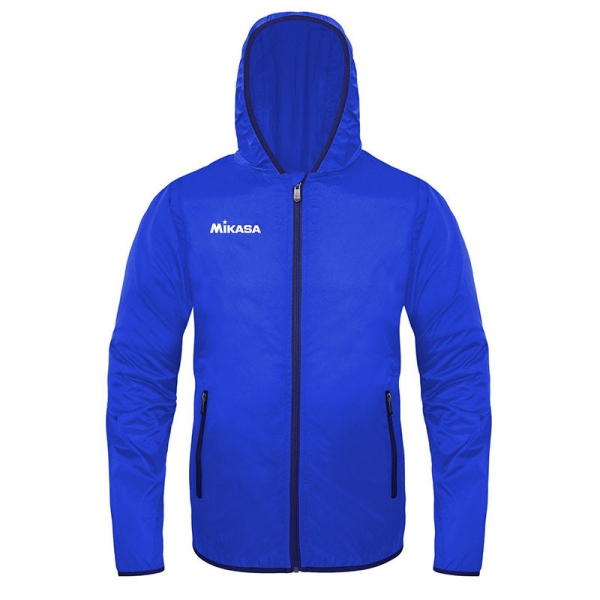 Куртка-ветровка унисекс MIKASA MT911-0100-M, размер M, 100% нейлон, ярко-синий