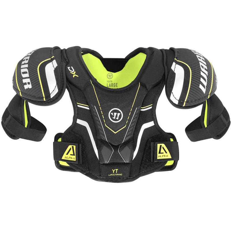 Защита груди/плечей детская WARRIOR DX YTH Shoulder Pad, арт. DXSPYTH9-S/M, размер S/M, пластик, пена, полиэстер, чер