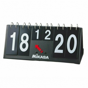 Счетчик для волейбола  MIKASA AC-HC100 , картон в ПВХ, на лип., 37 см дл на 16,5 см,выс, черн