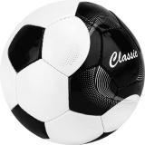 Мяч футбольный Classic, арт. F120615, размер 5, 32 панели PVC, 4 подкладочных слоя, ручная сшивка, белый-черный TORRES
