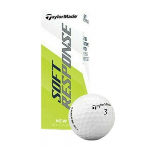 Мяч для гольфа TaylorMade 20 Soft Response GLB , арт. M7178301, белый, 3шт в упак.