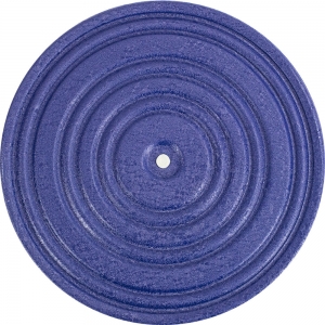 Диск здоровья, арт. MR-D-17, металлический, диаметр 28 см, окрашенный, синий-чёрный MADE IN RUSSIA