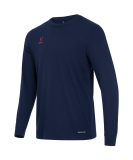 Футболка баскетбольная с длинным рукавом DIVISION PerFormDRY Pre-Match Longsleeve Jersey, темно-синий, размер M, Jögel ЦБ-00004254