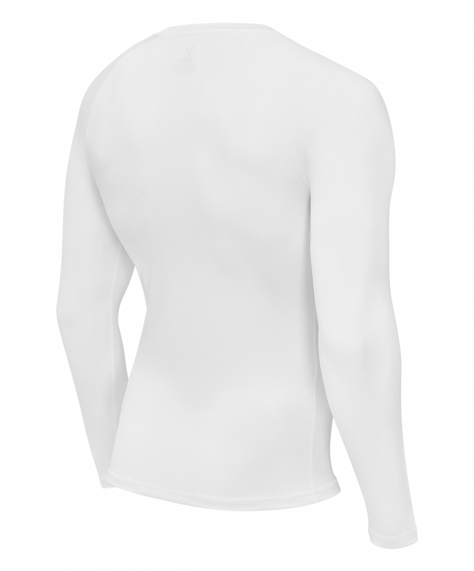Футболка компрессионная с длинным рукавом PerFormDRY Baselayer LS Tee, белый, размер YM, Jögel ЦБ-00004009