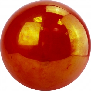 Мяч для художественной гимнастики однотонный, арт.AG-15-01, диам. 15 см, ПВХ, красный