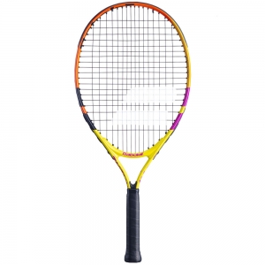 Ракетка теннисная детская BABOLAT Nadal 23 Gr00, 140456-100, для 7-8 лет, алюминий, желто-оранжевый