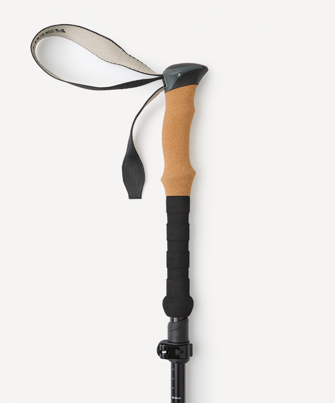 Треккинговые палки BERGER Hiking Peak Pro, 120-135 см, 5-секционные, черный/красный, размер Б/Р ЦБ-00008752