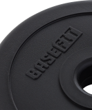 Диск пластиковый BB-203 d=26 мм, черный, 1 кг, BASEFIT УТ-00019752