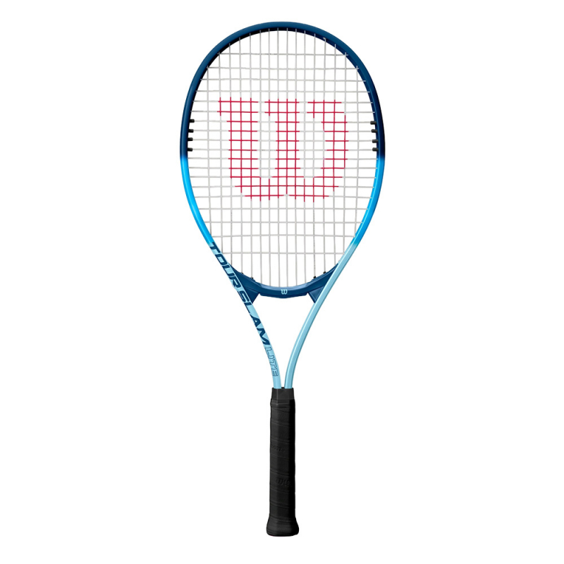 Ракетка б/т Wilson Tour Slam Lite Gr2, WR199010U2, для любит, алюминий, со струнами, сине-голубая