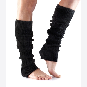 Гетры TOESOX Leg Warmers Knee High единый размер, черный