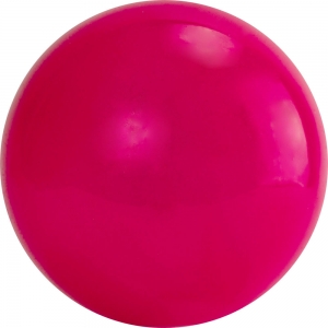 Мяч для художественной гимнастики однотонный, арт.AG-15-09, диам. 15 см, ПВХ, розовый