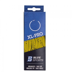 Шнурки для коньков Blue Sports XL-PRO арт.902908-YL-243, полиэстер, 243см, желтый