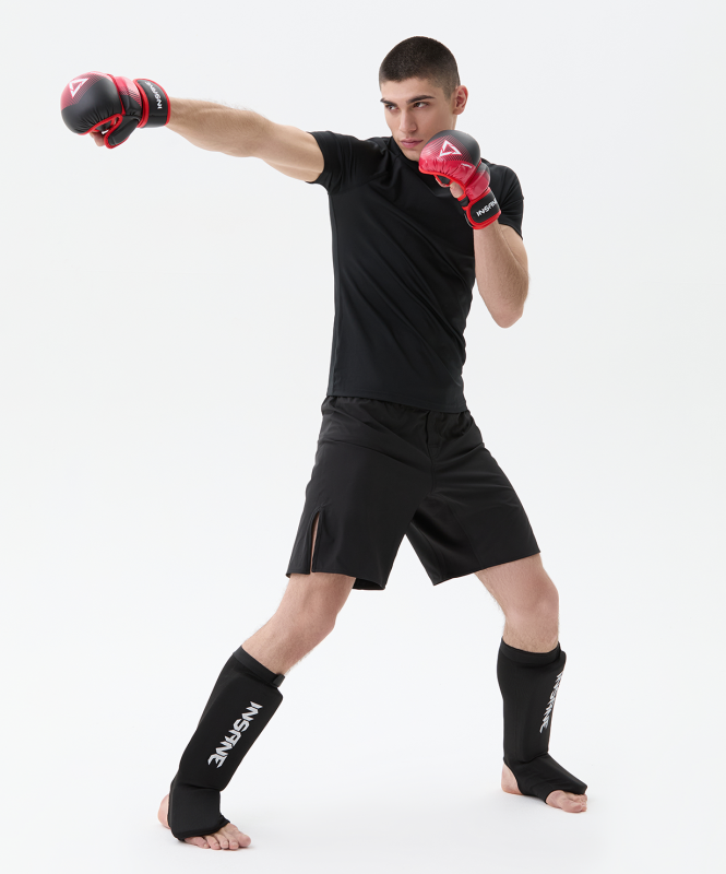 Перчатки INSANE MMA HYBRID, красный, размер M ЦБ-00003878