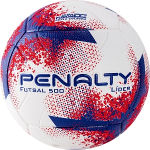 Мяч футзальный PENALTY BOLA FUTSAL LIDER XXI, арт. 5213061710-U, размер 4, PU, термосшивка, белый-черный-оранжевый