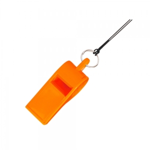 Свисток пластиковый с шариком MIKASA WH-10 ORG , оранжевый