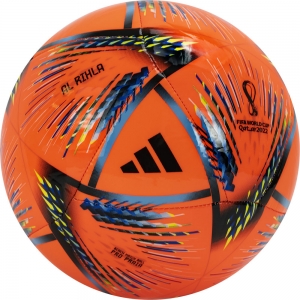 Мяч для пляжного футбола ADIDAS WC22 Pro Beach, арт. H57790, размер 5, FIFA Pro, 12 панелей, ТПУ, машинная сшивка, оранжевый