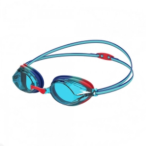 Очки для плавания детские SPEEDO Vengeance Jr, арт. 8-11323G801, голубые линзы, сине-красная оправа