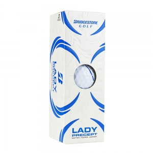 Мяч для гольфа Bridgestone Lady Precept, арт. BGB1LWX, 3 штуки в упаковке, белый