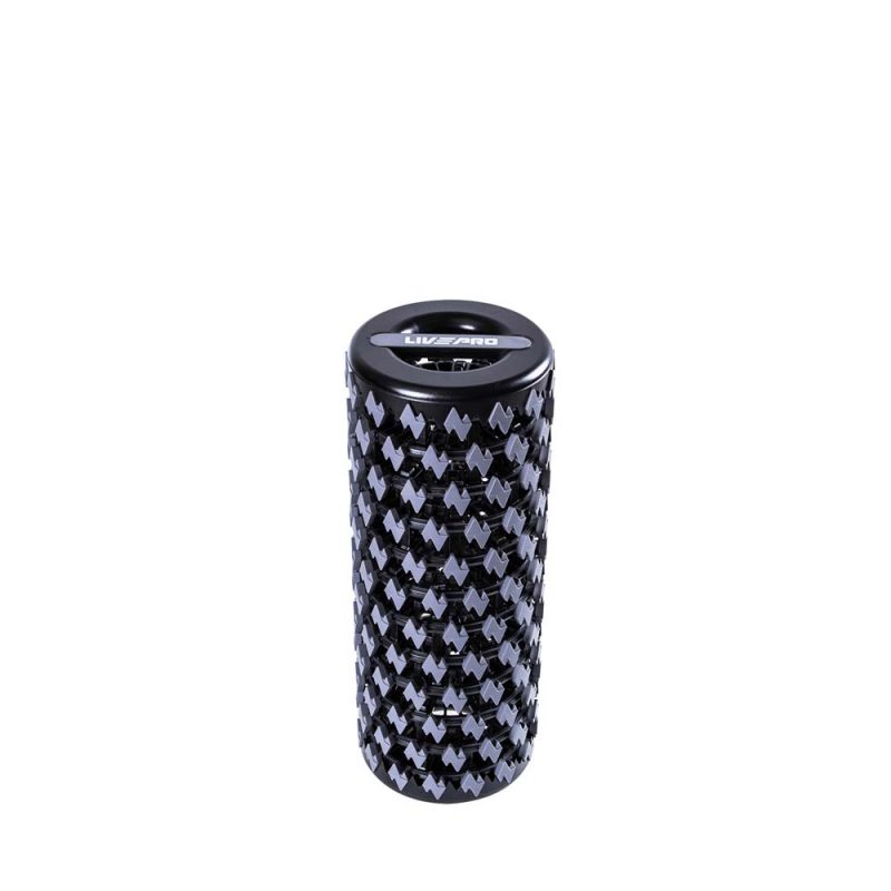 Складной массажный ролик LIVEPRO Telescopic Fascia Roller чёрный