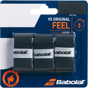 Овергрип BABOLAT VS Grip Original x3, 653040-105, упаковка по 3 штуки, 0.43 мм, 110 см, черный