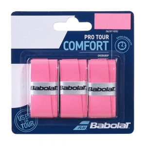 Овергрип BABOLAT Pro Tour X3, арт.653037-156, упак. по 3 шт, 0.6 мм, 115 см, розовый