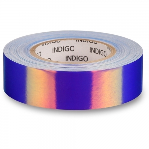 Обмотка для гимнастического обруча INDIGO Rainbow, арт. IN151-BV, 20мм*14м, зеркальная, на подкладке, синий-фиолетовый