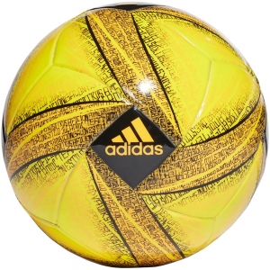 Мяч футбольный сувенирный ADIDAS Messi, арт. H57877 диаметр 15 см, размер 1, ТПУ, термосшивка, желтый