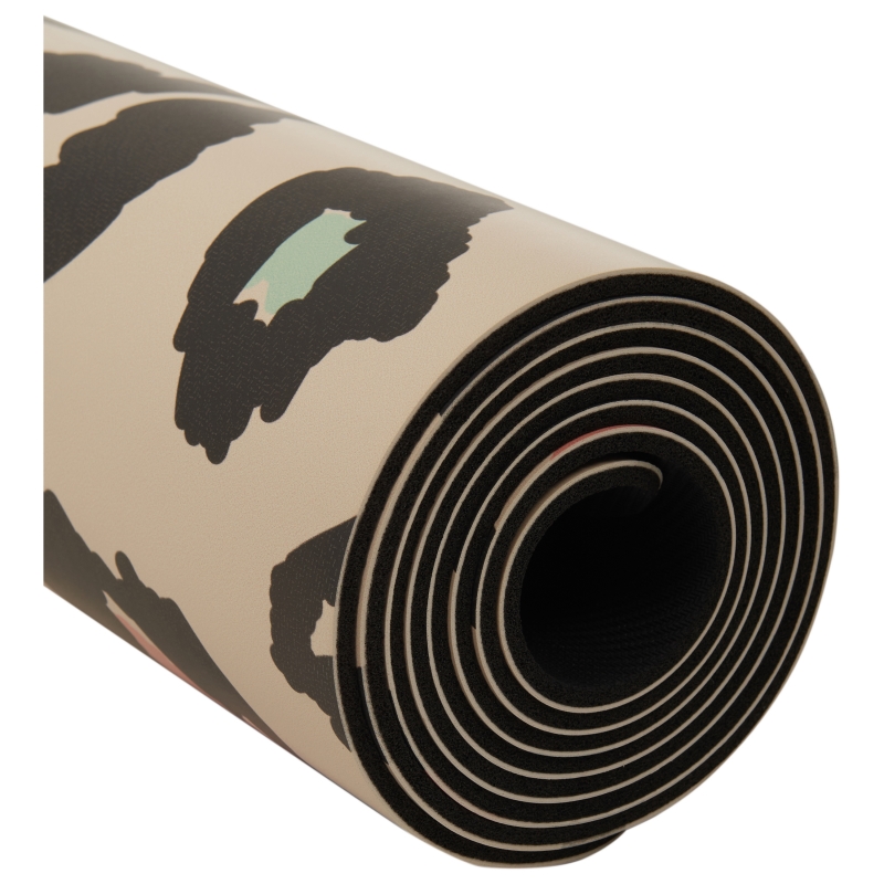 Коврик для йоги INEX Yoga PU Mat полиуретан с принтом 185 x 68 x 0,4 см, леопард