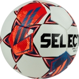 Мяч футбольный SELECT Brillant Replica V23, 0994860003, размер 4, 32 панели, гладкий ПВХ, машинная сшивка, белый-красный-синий