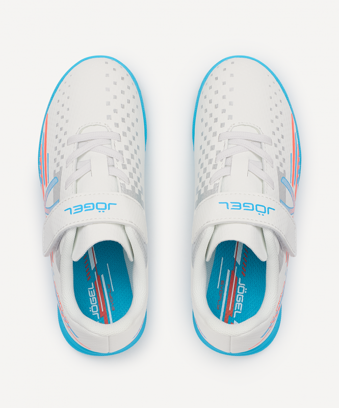 Бутсы многошиповые JOGEL Evofly TF Talant White/blue, детский, размер 34 ЦБ-00004210