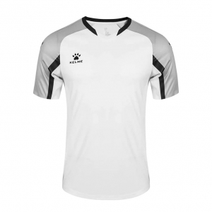 Футболка футб. KELME Short sleeve football, 8051ZB1004-100-L, размер L, полиэстер, белый