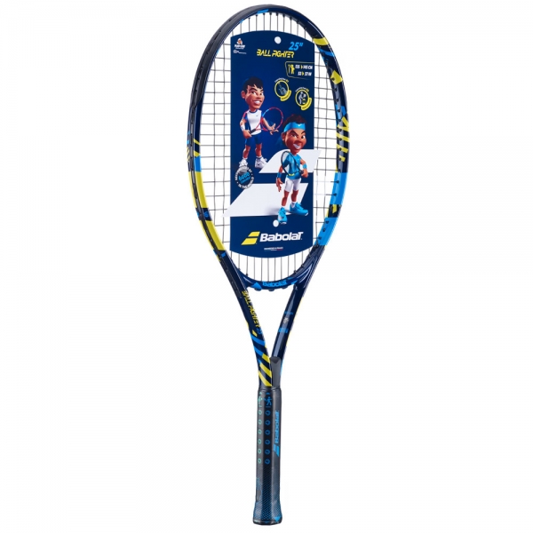 Ракетка теннисная детская BABOLAT Ballfighter 25 Gr00, 140482, для 9-10лет, алюминий, со струнами, сине-красный