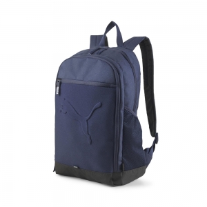 Рюкзак спортивный PUMA Buzz Backpack, 07913670, полиэстер, нейлон, темно-синий