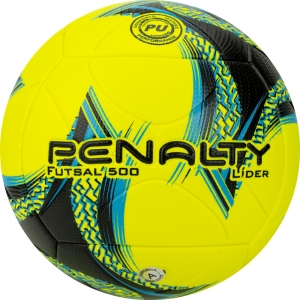 Мяч футзальный PENALTY BOLA FUTSAL LIDER XXIII, 5213412250-U, размер 4, PU, термосшивка, желто-синий-черный