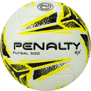 Мяч футзальный PENALTY BOLA FUTSAL RX 500 XXIII, 5213421810-U, размер 4, PU, термосшивка, бел--желт-черный