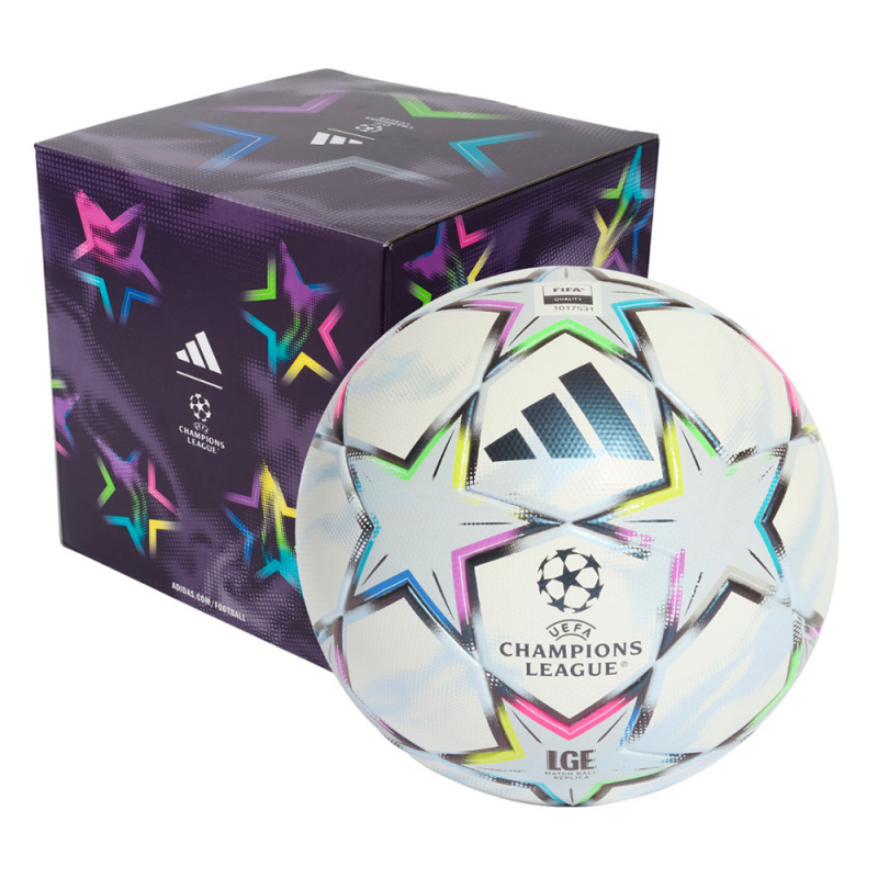 Мяч футб. ADIDAS UCL League Box KE9771, размер 4, 32п, FIFA Quality, ТПУ, термосш, мультиколор