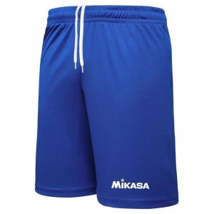 Шорты волейб. муж. MIKASA MT196-029-2XL, размер 2XL, 100% полиэстер, синий