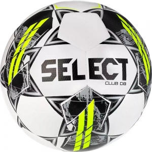 Мяч футбольный SELECT Club DB V23, 0865160100, размер 5, 32 панели, ТПУ, термо+машинная сшивка, рез.кам, бело-черно-зеленый