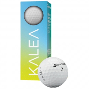 Мяч для гольфа TaylorMade Kalea, N7641801, белый, 3 штуки в упаковке
